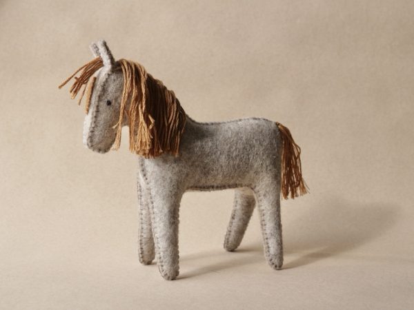 Pferd - beige & karamell