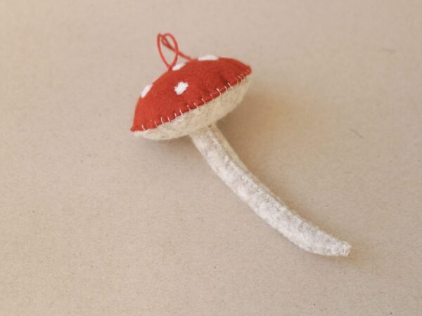 Pilz aus Filz - Roter Fliegenpilz