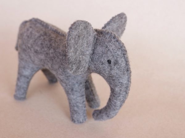 Baby-Elefant aus Filz
