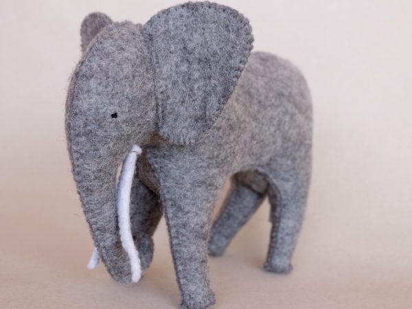 Elefant aus Filz