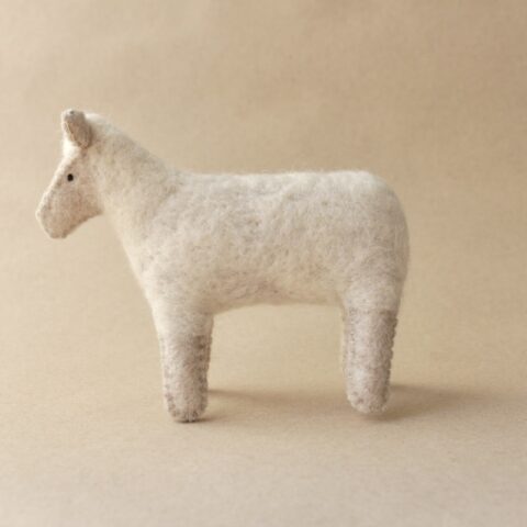 Pure new merino wool felt sheep toy