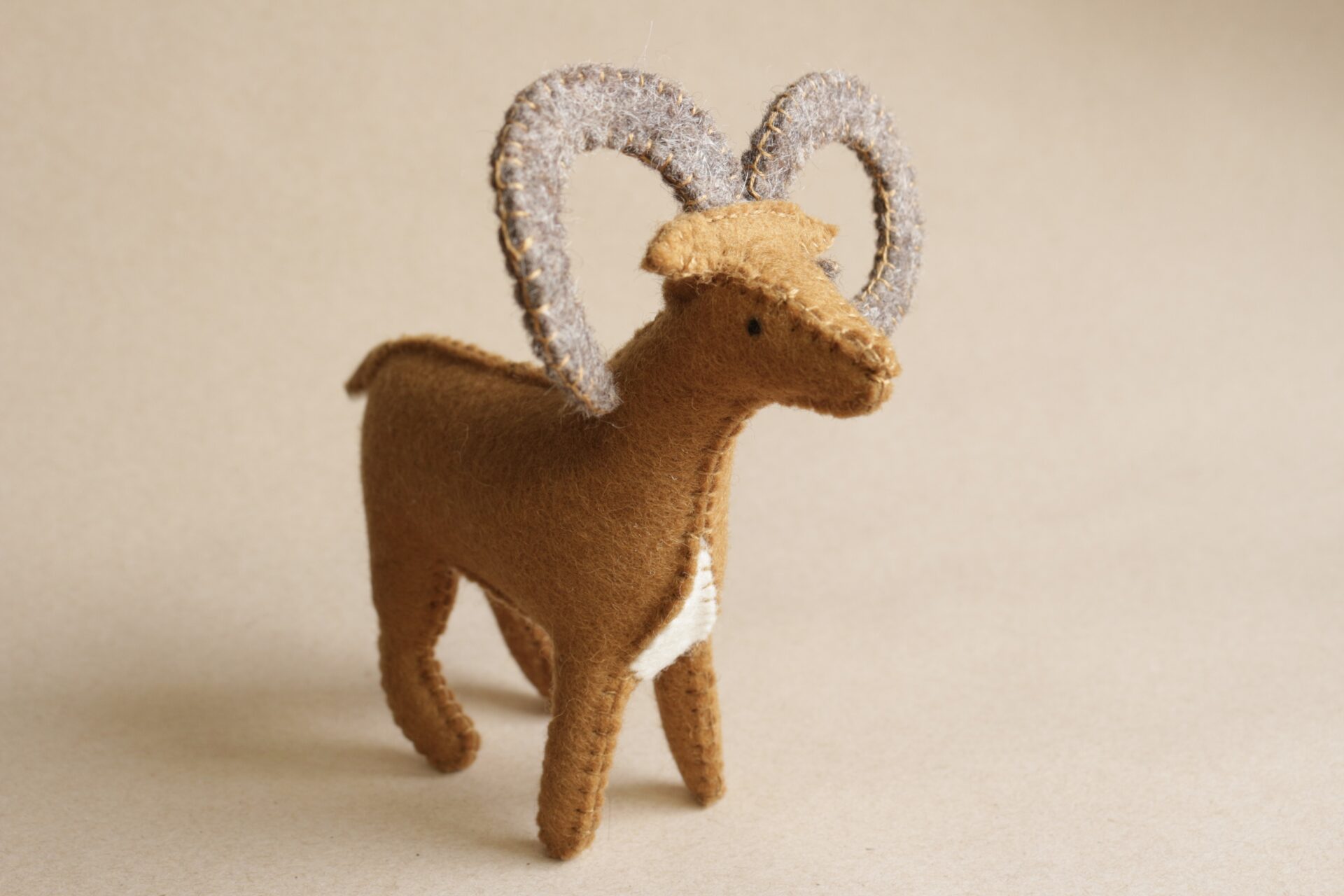 Corsican mouflon natural toy